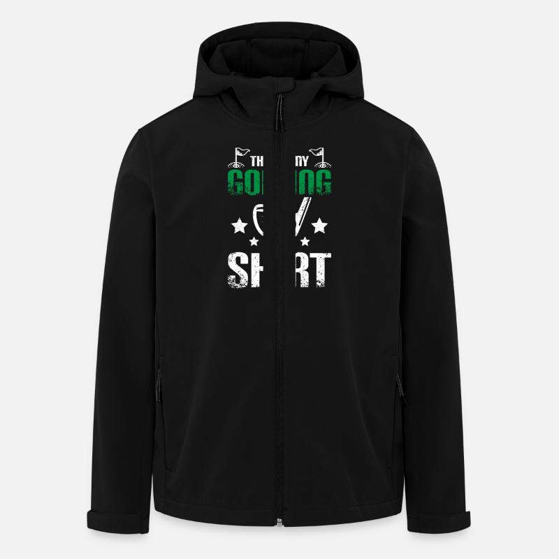 Voici ma chemise de golf - Veste softshell homme en polyester recyclé Stanley/Stella - noir