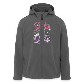 Girl Skater Queen - Men’s Recycled Softshell Jacket by Stanley/Stella - black - Front - AI Model Male 185 light (185cm)