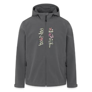 Soyez votre propre genre de beau papillon - Veste softshell homme en polyester recyclé Stanley/Stella - noir - Devant - AI Model Male 185 light (185cm)