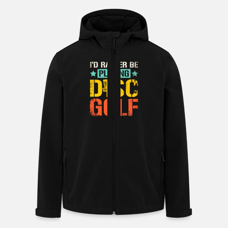 Rather be playing disc golf - Recycelte Männer Softshell-Jacke von Stanley/Stella - Schwarz
