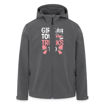 Les filles aiment aussi les dépanneuses - Veste softshell homme en polyester recyclé Stanley/Stella - noir - Devant - AI Model Male 185 light (185cm)