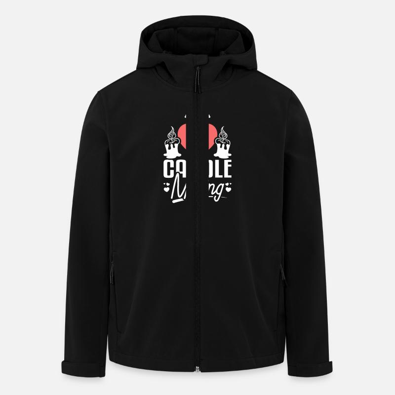 I love candle making - Men’s Recycled Softshell Jacket by Stanley/Stella - black