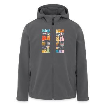 Les plus susceptibles de se saouler à Noël - Veste softshell homme en polyester recyclé Stanley/Stella - noir - Devant - AI Model Male 185 light (185cm)
