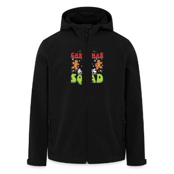 Christmas baking squad - Men’s Recycled Softshell Jacket by Stanley/Stella - black - Front - AI Model Male 185 light (185cm)