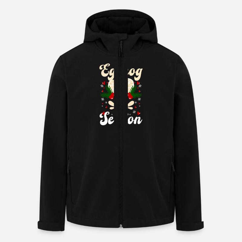 Eggnog season - Recycelte Männer Softshell-Jacke von Stanley/Stella - Schwarz