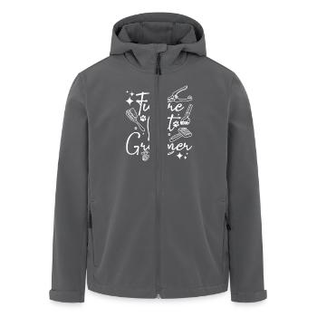 Futur toiletteur pour chiens - Veste softshell homme en polyester recyclé Stanley/Stella - noir - Devant - AI Model Male 185 light (185cm)