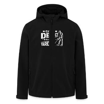 Can I detect in you yard, dirty fishing - Recycelte Männer Softshell-Jacke von Stanley/Stella - Schwarz - Vorne - AI Model Male 185 light (185cm)