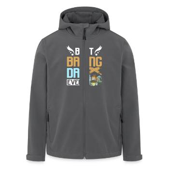 Fathers day best baking dad ever - Recycelte Männer Softshell-Jacke von Stanley/Stella - Schwarz - Vorne - AI Model Male 185 light (185cm)