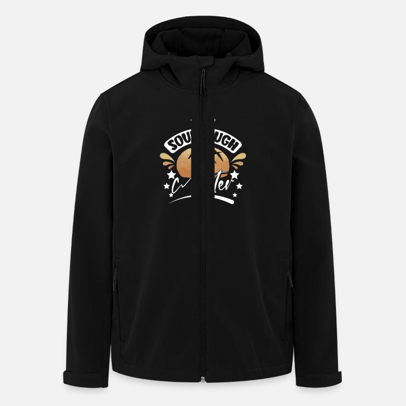 Baking bread sourdough master - Recycelte Männer Softshell-Jacke von Stanley/Stella - Schwarz