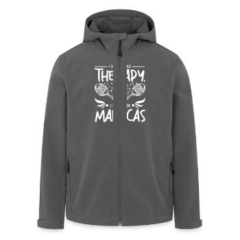 I Don't need therapy I have my maracas - Recycelte Männer Softshell-Jacke von Stanley/Stella - Schwarz - Vorne - AI Model Male 185 light (185cm)