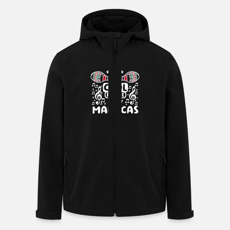 Cool people play maracas - Recycelte Männer Softshell-Jacke von Stanley/Stella - Schwarz