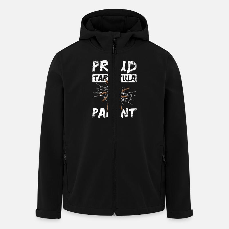 Proud Tarantula Parents - Recycelte Männer Softshell-Jacke von Stanley/Stella - Schwarz