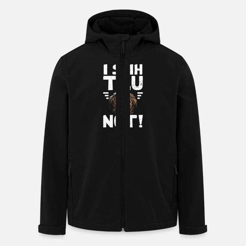 I shih tzu not! - Men’s Recycled Softshell Jacket by Stanley/Stella - black