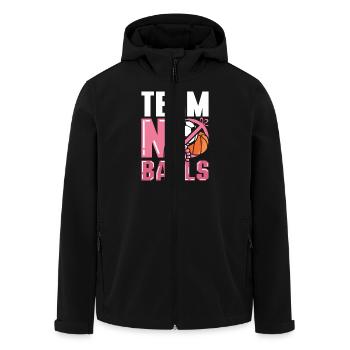 Gender Reveal Team girl team no balls - Recycelte Männer Softshell-Jacke von Stanley/Stella - Schwarz - Vorne - AI Model Male 185 light (185cm)
