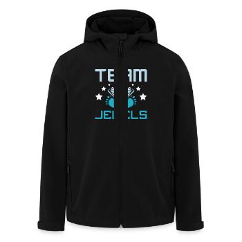Gender Reveal Team boy team jewels - Recycelte Männer Softshell-Jacke von Stanley/Stella - Schwarz - Vorne - AI Model Male 185 light (185cm)