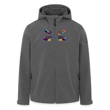 Libellule Libellule Ailes Colorées Libellules Mignonnes - Veste softshell homme en polyester recyclé Stanley/Stella - noir - Devant - AI Model Male 185 light (185cm)