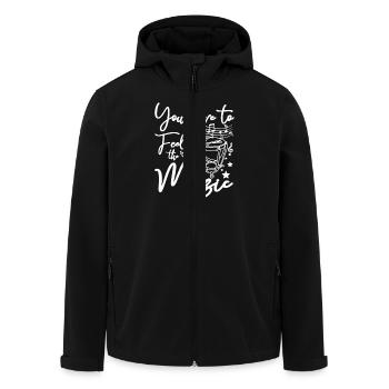 Vous devez sentir la musique jouer des timbales - Veste softshell homme en polyester recyclé Stanley/Stella - noir - Devant - AI Model Male 185 light (185cm)