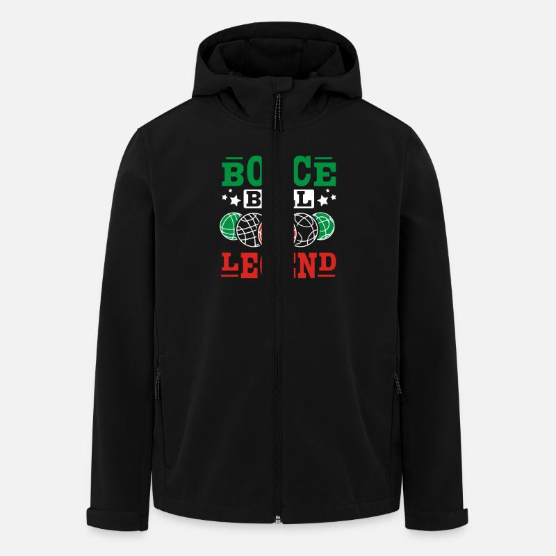 Bocce ball legend - Recycelte Männer Softshell-Jacke von Stanley/Stella - Schwarz