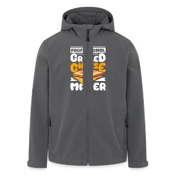 Professional Grilled cheese maker - Men’s Recycled Softshell Jacket by Stanley/Stella - anthracite - Front - AI Model Male 185 light (185cm)