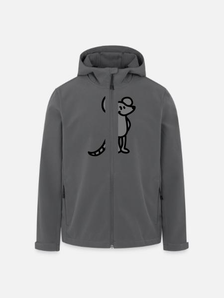 Mouse - Men’s Recycled Softshell Jacket by Stanley/Stella - black