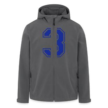 nombre - 3 - Veste softshell homme en polyester recyclé Stanley/Stella - noir - Devant - AI Model Male 185 light (185cm)