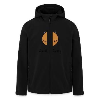 Zwiebel Zwerg - Recycelte Männer Softshell-Jacke von Stanley/Stella - Schwarz - Vorne - AI Model Male 185 light (185cm)