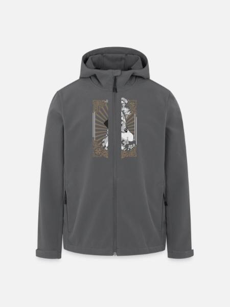 Zombie Geisha - Men’s Recycled Softshell Jacket by Stanley/Stella - black