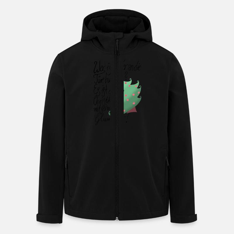 Christkind Glumpert - Recycelte Männer Softshell-Jacke von Stanley/Stella - Schwarz