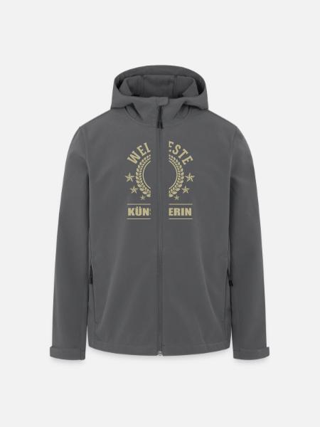 Weltbeste Künstlerin - Recycelte Männer Softshell-Jacke von Stanley/Stella - Schwarz