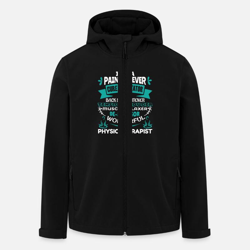 Physiotherapist - Recycelte Männer Softshell-Jacke von Stanley/Stella - Schwarz