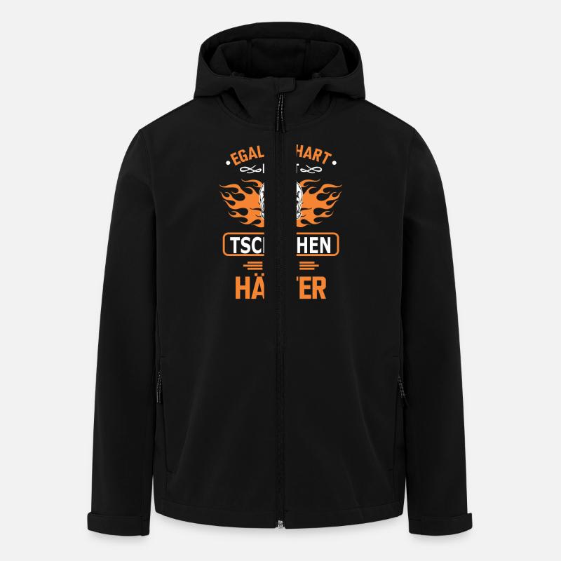 TSCHECHEN - Recycelte Männer Softshell-Jacke von Stanley/Stella - Schwarz