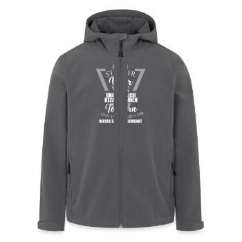 Unglaublich bezaubernde Töchter und stolzer Vater - Recycelte Männer Softshell-Jacke von Stanley/Stella - Anthrazit - Vorne - AI Model Male 185 light (185cm)