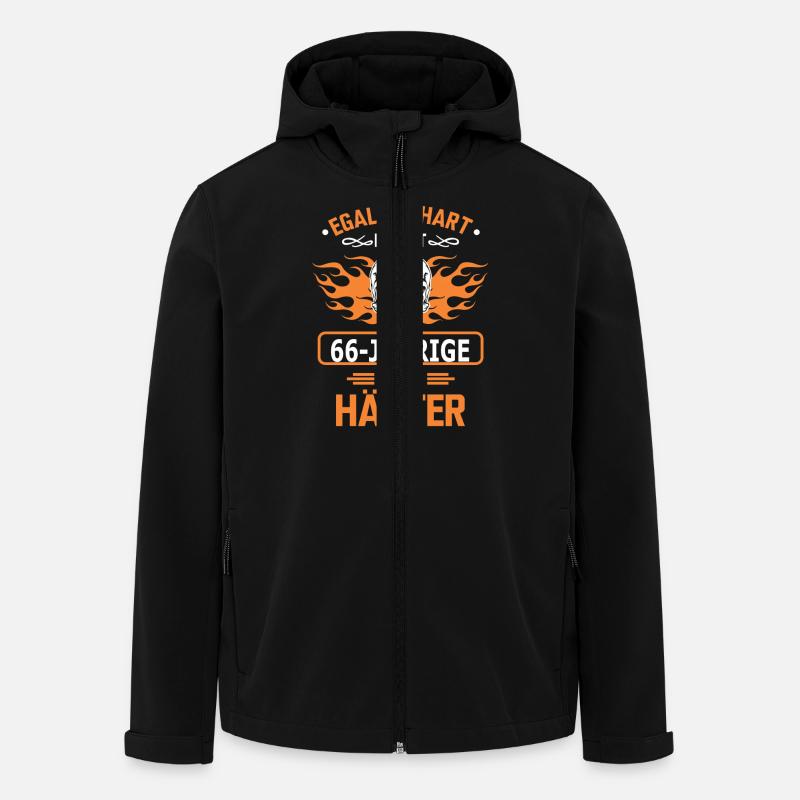 66-JÄHRIGE - Recycelte Männer Softshell-Jacke von Stanley/Stella - Schwarz