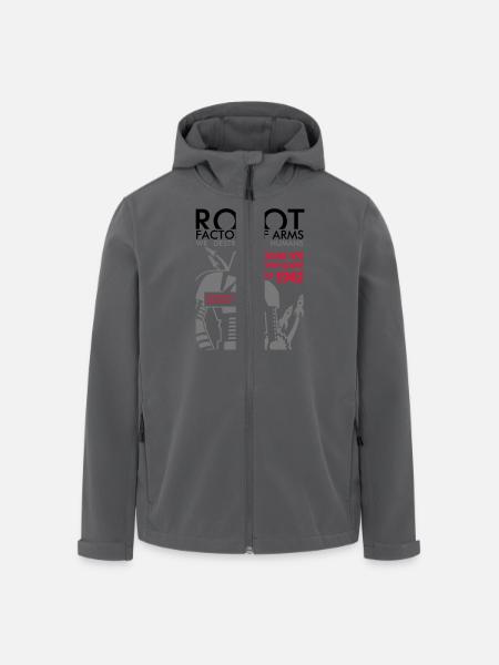 robot2_3c - Men’s Recycled Softshell Jacket by Stanley/Stella - black