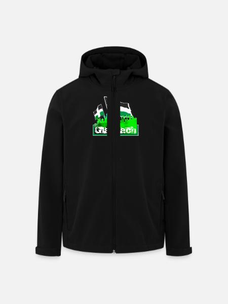 mönchengladbach - Recycelte Männer Softshell-Jacke von Stanley/Stella - Schwarz