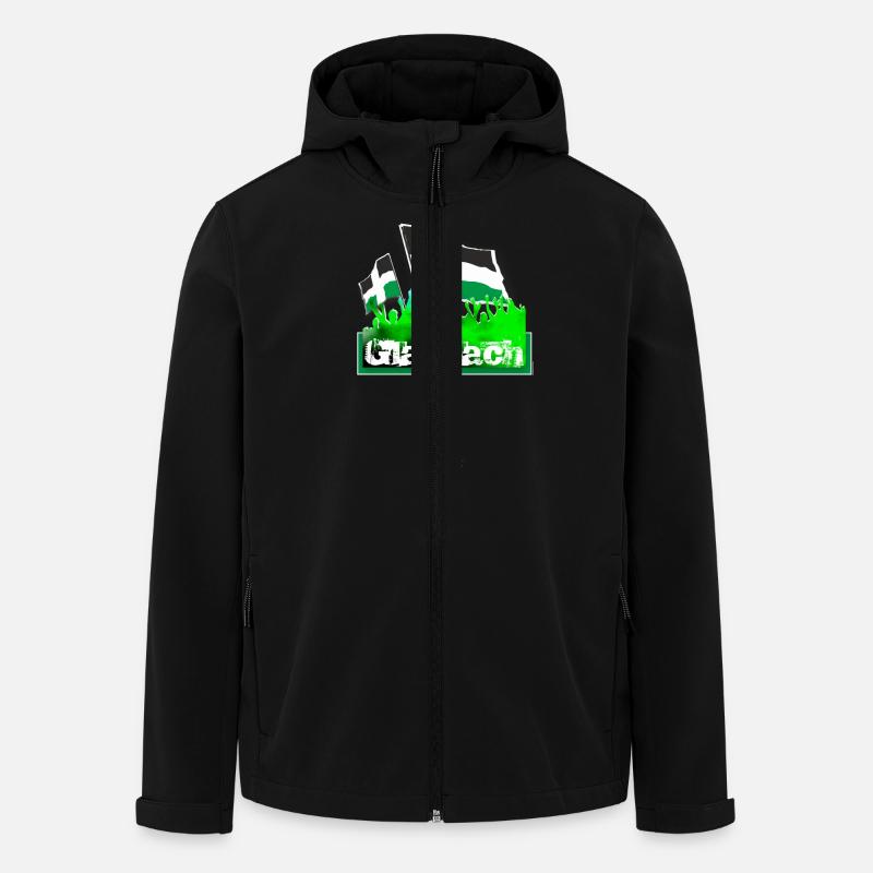 mönchengladbach - Men’s Recycled Softshell Jacket by Stanley/Stella - black