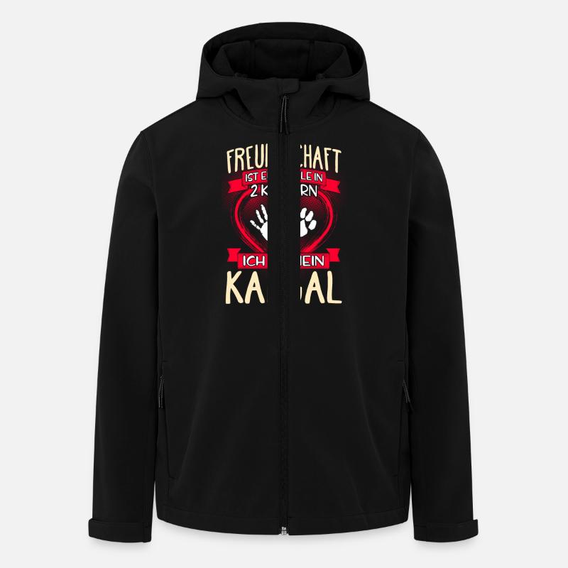 KANGAL - 2 - Recycelte Männer Softshell-Jacke von Stanley/Stella - Schwarz