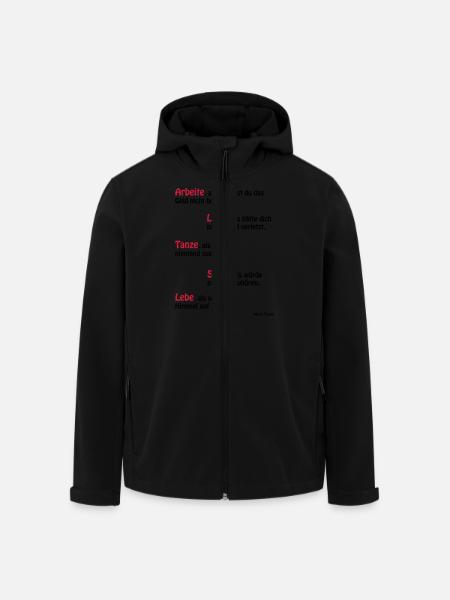 Mark Twain - Recycelte Männer Softshell-Jacke von Stanley/Stella - Schwarz