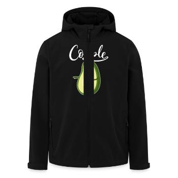 Best couple-Avocado Liebe Geschenk Partner Shirt - Recycelte Männer Softshell-Jacke von Stanley/Stella - Schwarz - Vorne - AI Model Male 185 light (185cm)