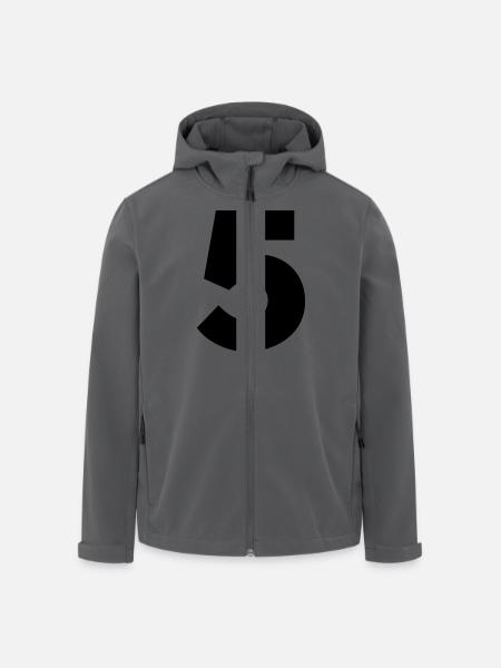 5.5 - Recycelte Männer Softshell-Jacke von Stanley/Stella - Schwarz
