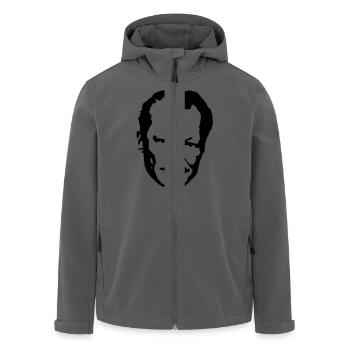 brandt portrait - Veste softshell homme en polyester recyclé Stanley/Stella - noir - Devant - AI Model Male 185 light (185cm)