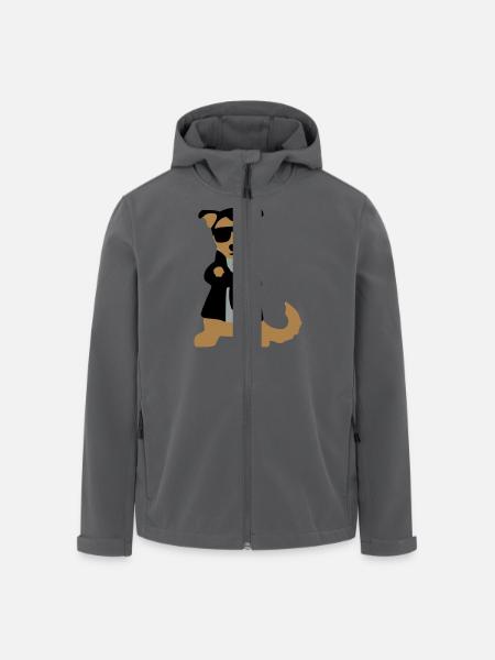 Bodyguard "Lumpi" - Men’s Recycled Softshell Jacket by Stanley/Stella - black