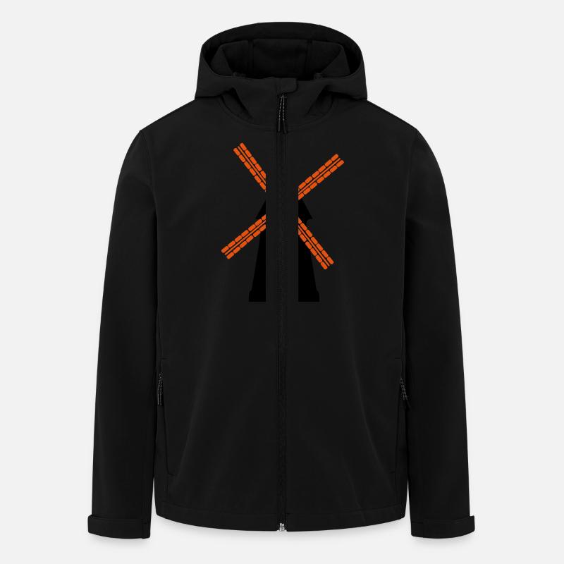 windmuehle - Recycelte Männer Softshell-Jacke von Stanley/Stella - Schwarz