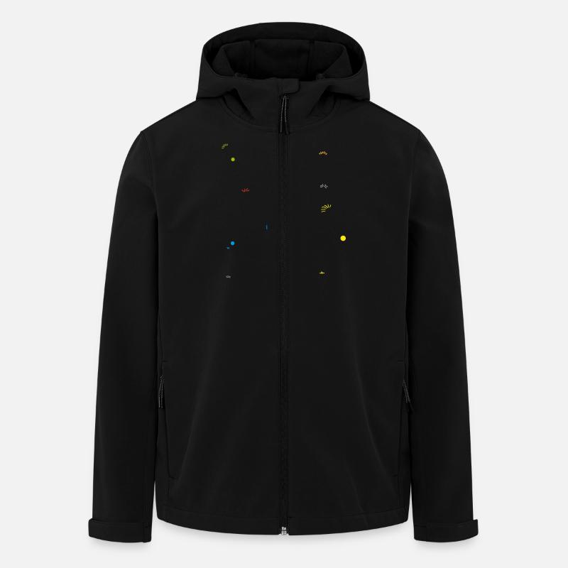 Es lebe der Sport - Recycelte Männer Softshell-Jacke von Stanley/Stella - Schwarz