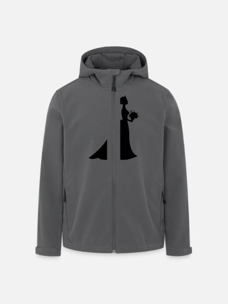 braut - Recycelte Männer Softshell-Jacke von Stanley/Stella - Schwarz