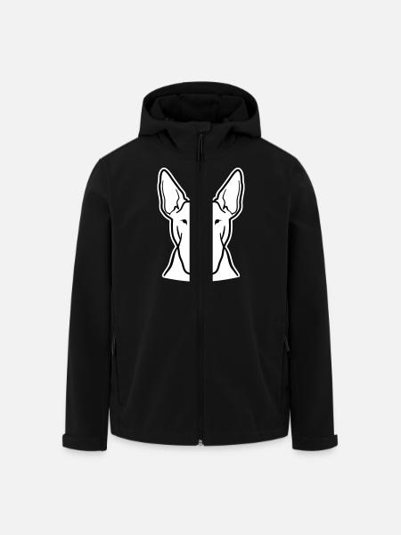 Bullterrier - Recycelte Männer Softshell-Jacke von Stanley/Stella - Schwarz