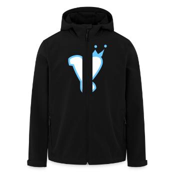 Monogrammed Y Toddler Boy Crown - Men’s Recycled Softshell Jacket by Stanley/Stella - black - Front - AI Model Male 185 light (185cm)