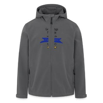 Großartige Freunde - Recycelte Männer Softshell-Jacke von Stanley/Stella - Schwarz - Vorne - AI Model Male 185 light (185cm)