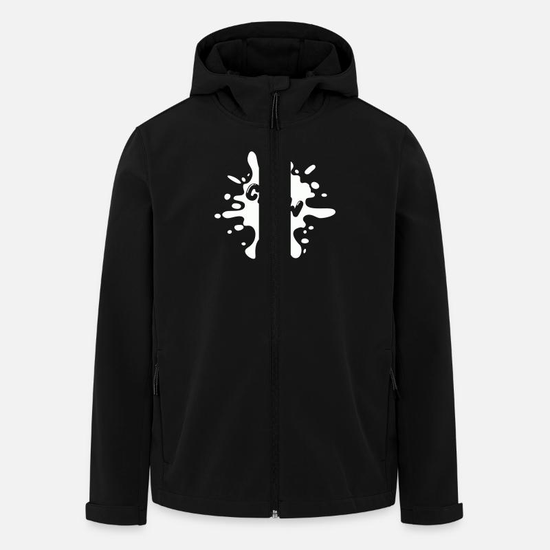 crew klecks splatter - Recycelte Männer Softshell-Jacke von Stanley/Stella - Schwarz