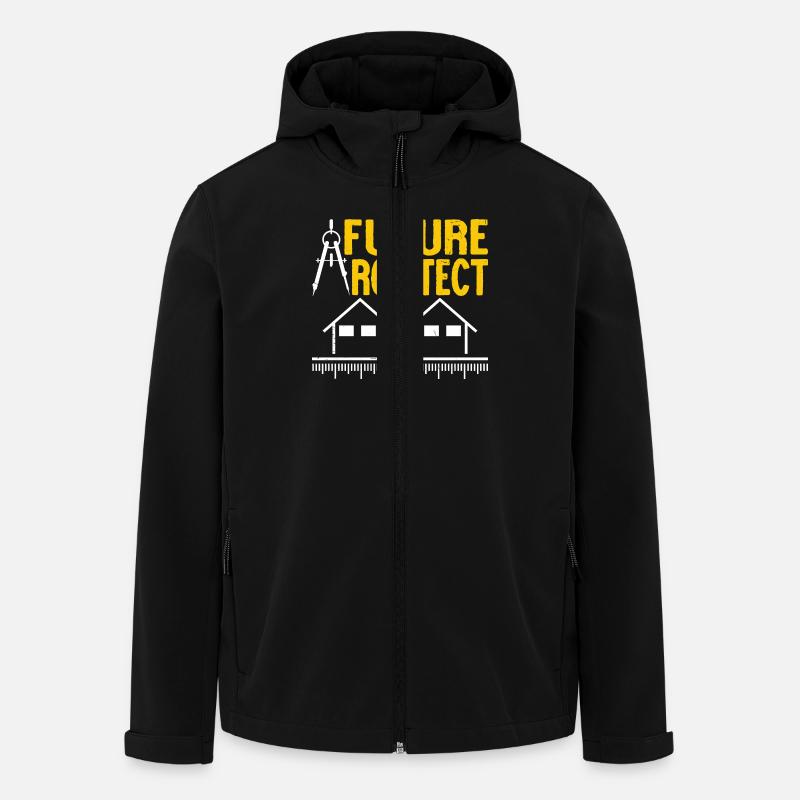 Architecte - Veste softshell homme en polyester recyclé Stanley/Stella - noir
